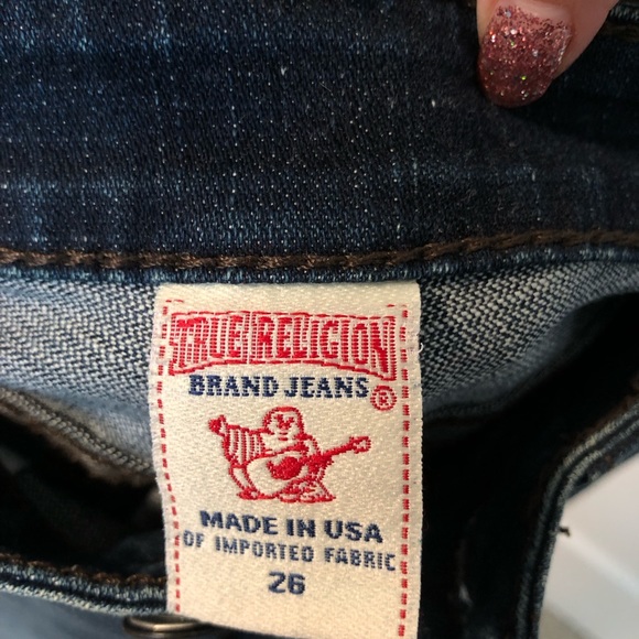 Cute dark blue boot cute True Religion jeans - Picture 4 of 7